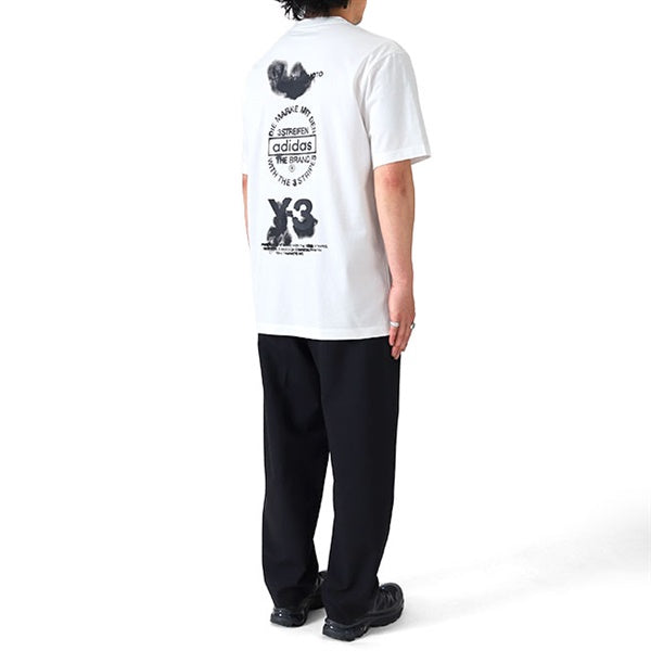 Y-3 ワイスリー グラフィック バックロゴ Tシャツ JZ0712 **