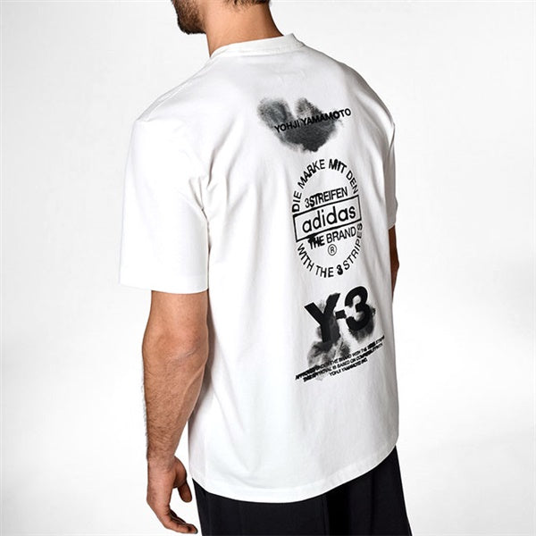 Y-3 ワイスリー グラフィック バックロゴ Tシャツ JZ0712 **