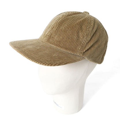 KIJIMA TAKAYUKI SLIT CORDUROY 6 PANEL CAP MYYY262832