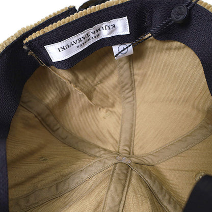 KIJIMA TAKAYUKI SLIT CORDUROY 6 PANEL CAP MYYY262832