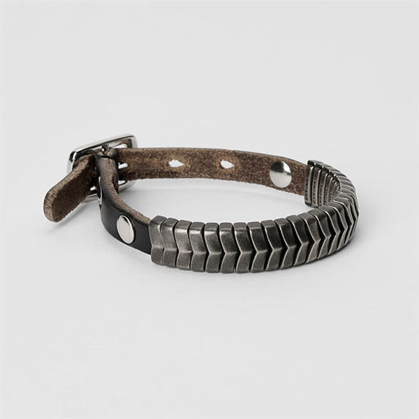 Our Legacy アワーレガシー SPINE BRACELET クロムエクセル レザー
