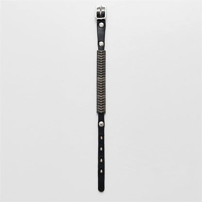 Our Legacy アワーレガシー SPINE BRACELET クロムエクセル レザーブレスレット A2268SBC **