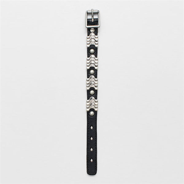 Our Legacy アワーレガシー WAVE BRACELET クロムエクセル レザーブレスレット A4258WB **