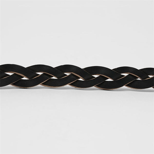 Our Legacy アワーレガシー 2 CM BRAIDED BEL 編み込み レザーベルト A42382BB **