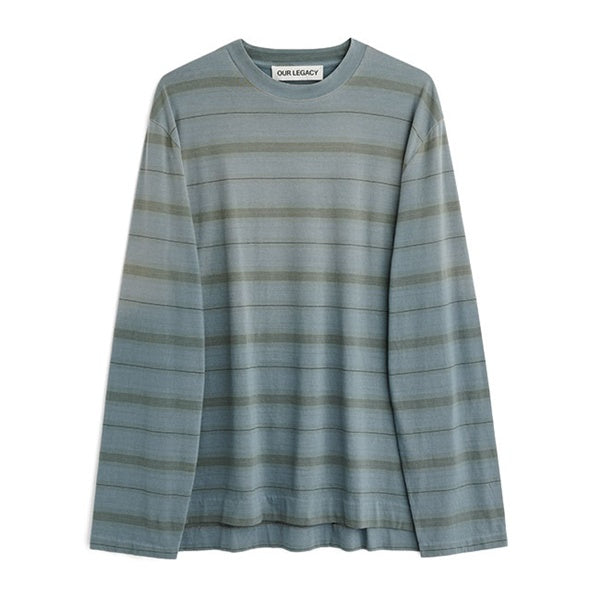 Our Legacy アワーレガシー BOX LONGSLEEVE オーバーダイ ボーダー ロンT M2266BS