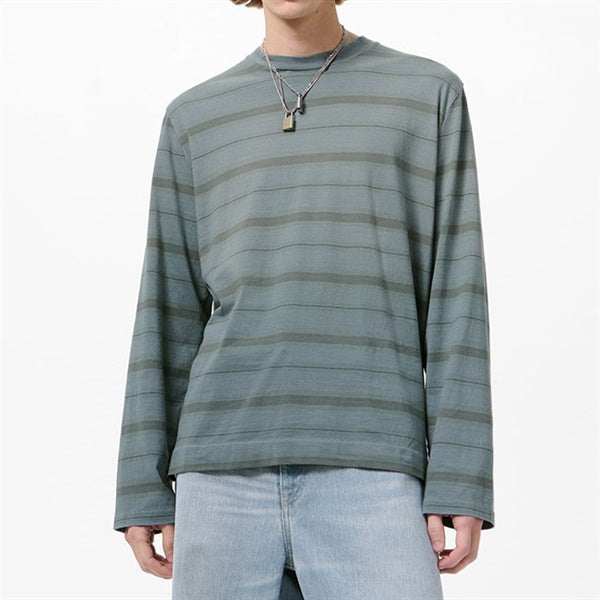 Our Legacy アワーレガシー BOX LONGSLEEVE オーバーダイ ボーダー ロンT M2266BS