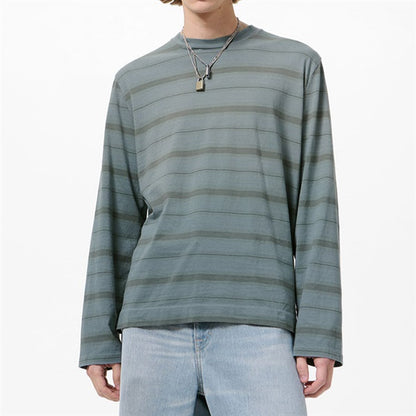 Our Legacy アワーレガシー BOX LONGSLEEVE オーバーダイ ボーダー ロンT M2266BS