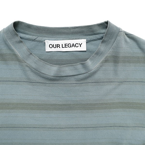 Our Legacy アワーレガシー BOX LONGSLEEVE オーバーダイ ボーダー ロンT M2266BS