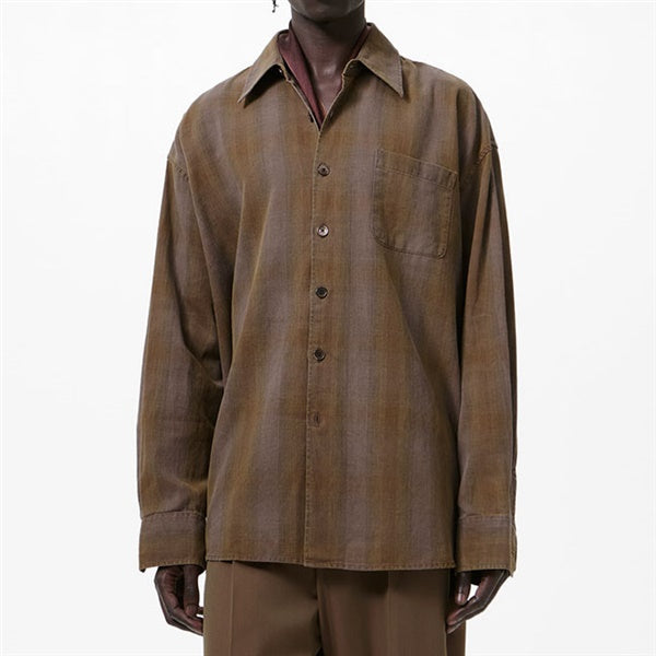 Our Legacy アワーレガシー BORROWED SHIRT オーバーサイズ ボローシャツ チェックシャツ M2262BCF