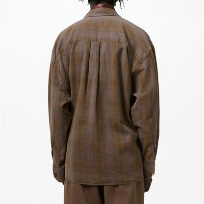 Our Legacy アワーレガシー BORROWED SHIRT オーバーサイズ ボローシャツ チェックシャツ M2262BCF