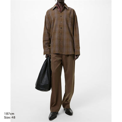 Our Legacy アワーレガシー BORROWED SHIRT オーバーサイズ ボローシャツ チェックシャツ M2262BCF