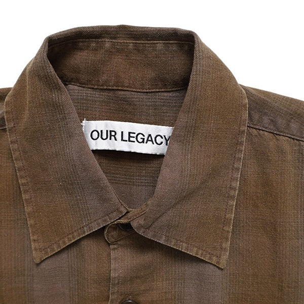 Our Legacy アワーレガシー BORROWED SHIRT オーバーサイズ ボローシャツ チェックシャツ M2262BCF
