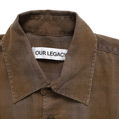 Our Legacy アワーレガシー BORROWED SHIRT オーバーサイズ ボローシャツ チェックシャツ M2262BCF