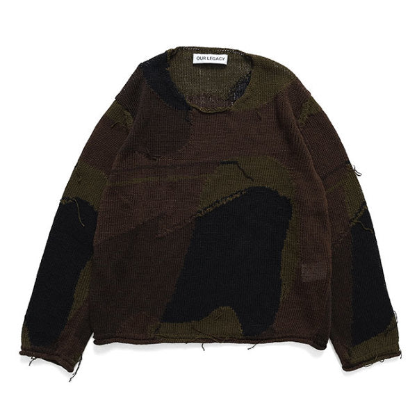 Our Legacy アワーレガシー RIGID POPOVER カモフラ コットンニットセーター M2263RO