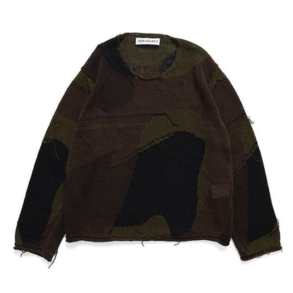 Our Legacy アワーレガシー RIGID POPOVER カモフラ コットンニットセーター M2263RO
