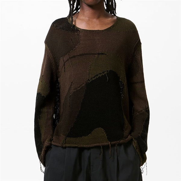 Our Legacy アワーレガシー RIGID POPOVER カモフラ コットンニットセーター M2263RO