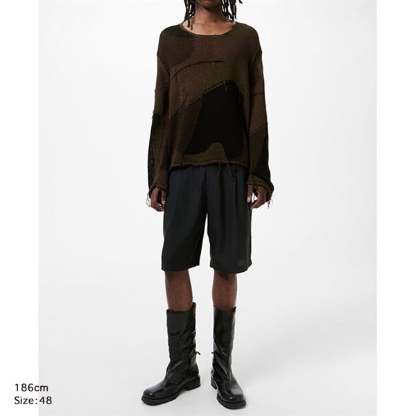 Our Legacy アワーレガシー RIGID POPOVER カモフラ コットンニットセーター M2263RO