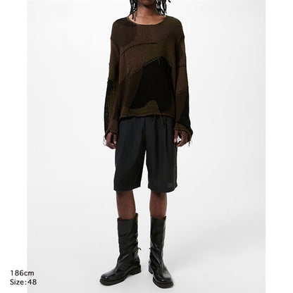 Our Legacy アワーレガシー RIGID POPOVER カモフラ コットンニットセーター M2263RO
