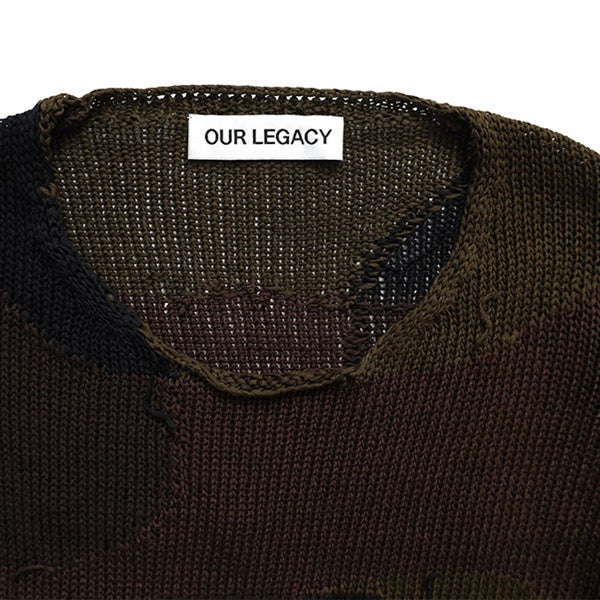 Our Legacy アワーレガシー RIGID POPOVER カモフラ コットンニットセーター M2263RO