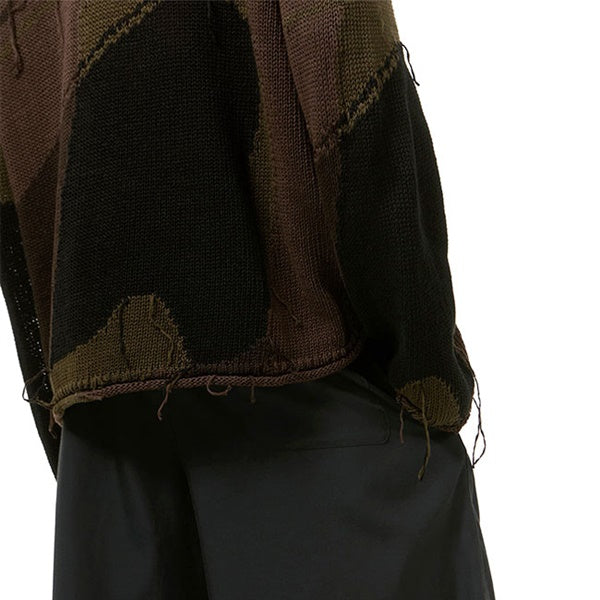 Our Legacy アワーレガシー RIGID POPOVER カモフラ コットンニットセーター M2263RO