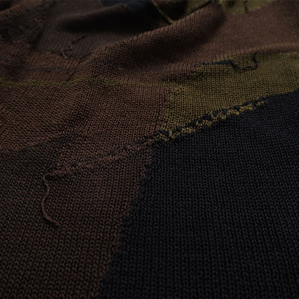 Our Legacy アワーレガシー RIGID POPOVER カモフラ コットンニットセーター M2263RO