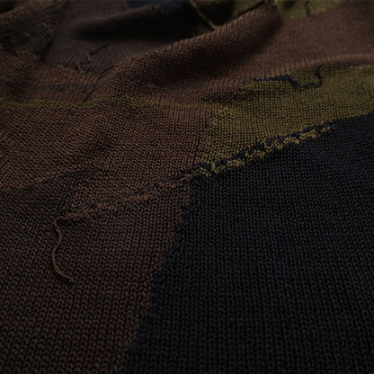 Our Legacy アワーレガシー RIGID POPOVER カモフラ コットンニットセーター M2263RO