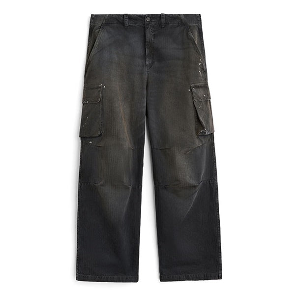 Our Legacy アワーレガシー MOUNT CARGO ウォッシュ加工 ヘリンボーン カーゴパンツ M2264MCJH