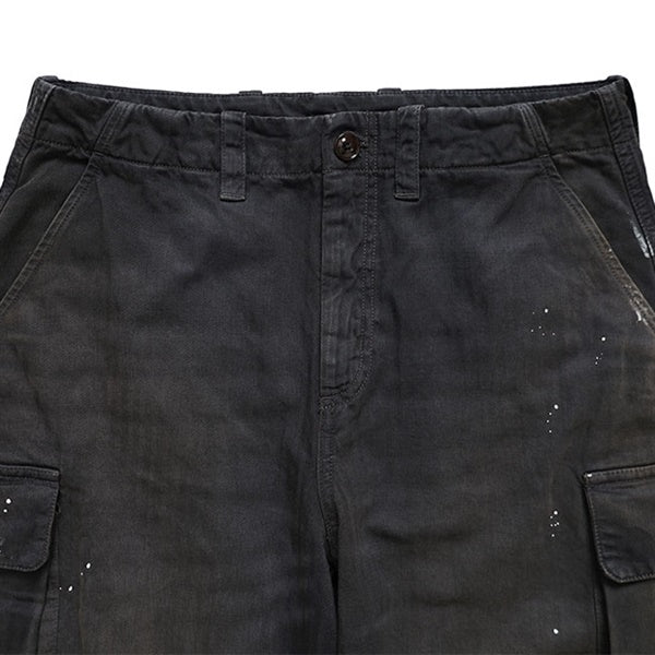 Our Legacy アワーレガシー MOUNT CARGO ウォッシュ加工 ヘリンボーン カーゴパンツ M2264MCJH