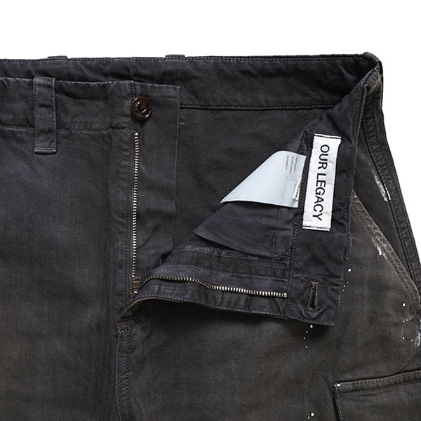 Our Legacy アワーレガシー MOUNT CARGO ウォッシュ加工 ヘリンボーン カーゴパンツ M2264MCJH