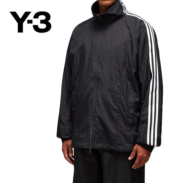Y-3 ワイスリー 3ストライプス スタンドカラー ナイロンジャケット JD5999