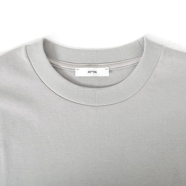 ATON エイトン PRESCA PLATE スビンコットン オーバーサイズ ロンT 0041