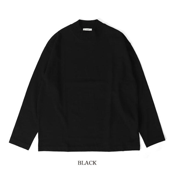 ATON エイトン スーピマコットン モックネック ロンT 0035 **