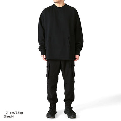 Y-3 ワイスリー ルーズフィット 前ポケット クルーネックスウェット IX0396