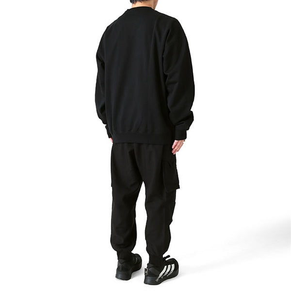 Y-3 ワイスリー ロゴ クルーネック スウェット IW0075 黒 ブラック