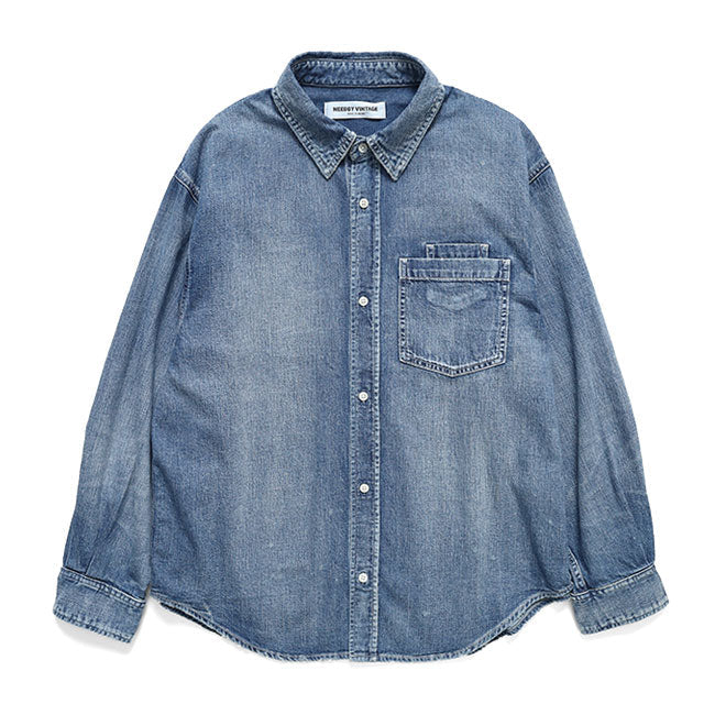 NEEDBY VINTAGE ISE DENIM SHIRT 7579V344209Y taruma 9years
