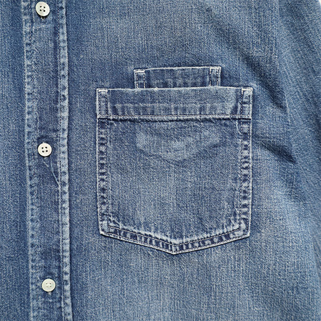 NEEDBY VINTAGE ISE DENIM SHIRT 7579V344209Y taruma 9years