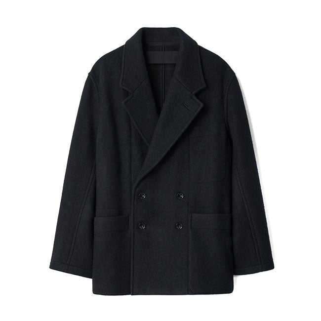 LEMAIRE SHORT DOUBLE-BREASTED COAT CO1166 LF1700