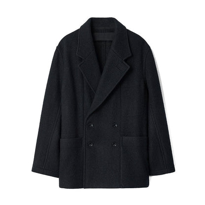 LEMAIRE SHORT DOUBLE-BREASTED COAT CO1166 LF1700