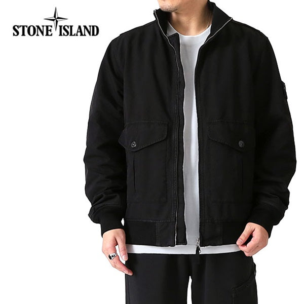 Stone Island ストーンアイランド David-TC ガーメントダイ スタンドカラー ボンバージャケット 811541849