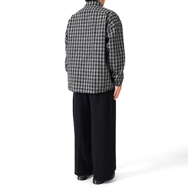 MARNI マルニ　19aw ネルシャツ　チェックシャツ　オーバーシャツ　長袖 MARNI マルニ 胸ポケット ウール チェックシャツ CUMU0061S7 UTWA35