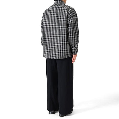 MARNI マルニ 胸ポケット ウール チェックシャツ CUMU0061S7 UTWA35