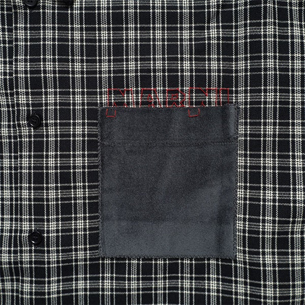 MARNI マルニ 胸ポケット ウール チェックシャツ CUMU0061S7 UTWA35