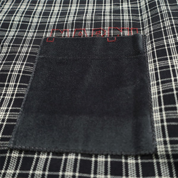 MARNI マルニ 胸ポケット ウール チェックシャツ CUMU0061S7 UTWA35