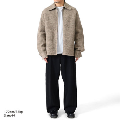 JIL SANDER ジルサンダー フェルトウール ジップジャケット J22DL0315 J20321
