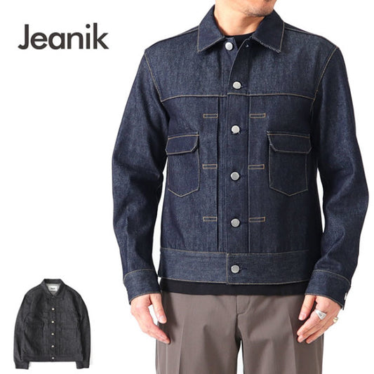 Jeanik ジーニック 2ndタイプ ワンウォッシュ デニムジャケット JEANIK0102