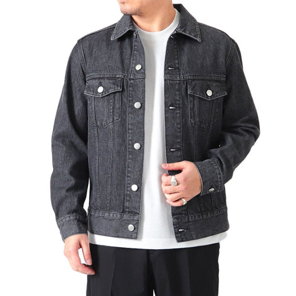 Jeanik ジーニック 3rdタイプ ワンウォッシュ ブラックデニムジャケット JEANIK0103W JEANIK0103WB
