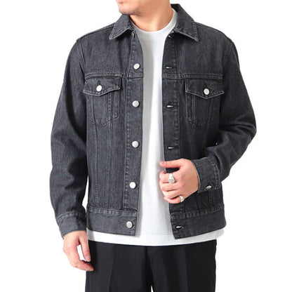 Jeanik ジーニック 3rdタイプ ワンウォッシュ ブラックデニムジャケット JEANIK0103W JEANIK0103WB