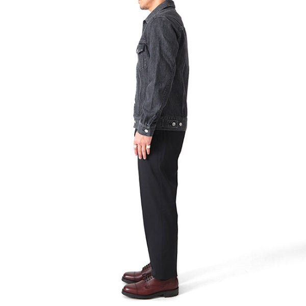 Jeanik ジーニック 3rdタイプ ワンウォッシュ ブラックデニムジャケット JEANIK0103W JEANIK0103WB