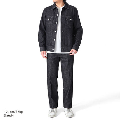 Jeanik ジーニック 3rdタイプ ワンウォッシュ ブラックデニムジャケット JEANIK0103W JEANIK0103WB