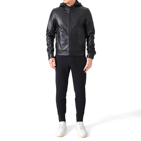 EMMETI エンメティ JURI HOODIE ユリ フード付き レザージャケット
